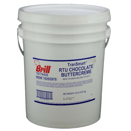 Brill Icing Chocolate Buttercreme Transmart Trans Fat Free 35lbs 10202970